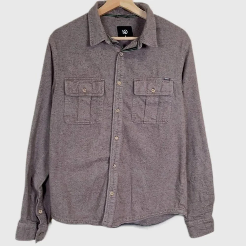 Tentree Button Up Long Sleeve Shirt